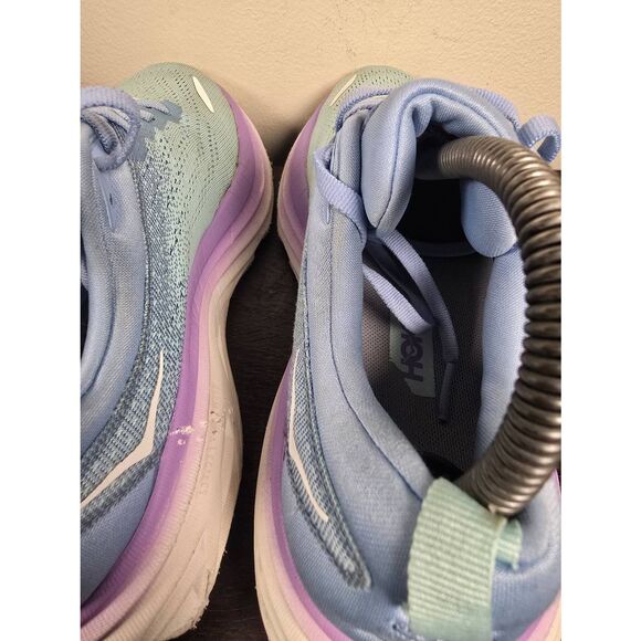 Hoka Bondi 8 Airy Blue Sunlit Ocean Women's Running Shoes Size 7 MSRP $185 - Picture 6 of 8